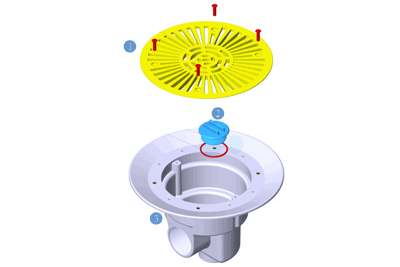 pool drain main parts astral poolandspacentre circular