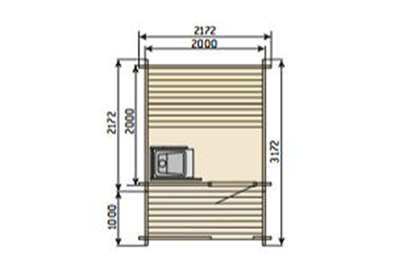Harvia Outdoor Sauna | www.poolandspacentre.co.uk