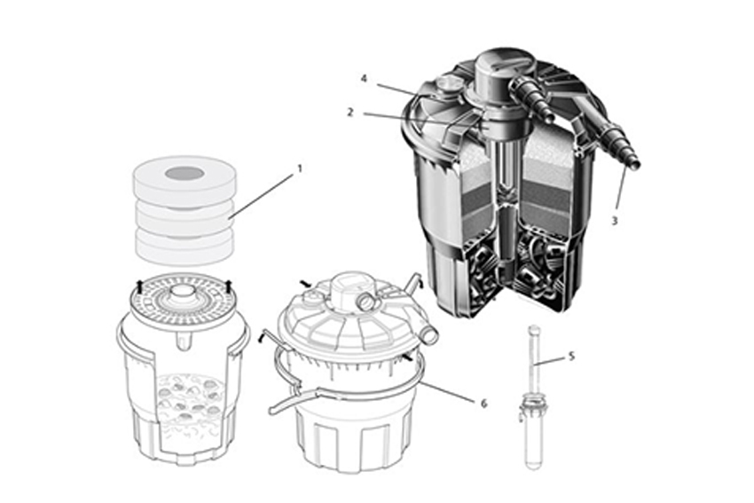 Hozelock Bioforce 9000 Filter Spares Www Poolandentre Co Uk Hozelock Bioforce 9000 Filter Spares