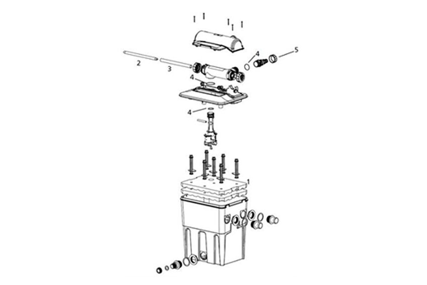 voeden ONWAAR Uitsluiten Hozelock Ecopower 10000/20000 Filter Spare Parts |  www.poolandspacentre.co.uk