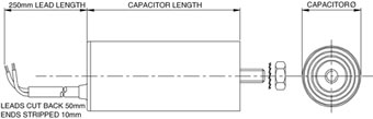 hot tub capacitor lead