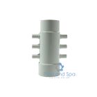 Waterway 1.5"male/female inlets with 6 x 3/8"barb outlets
