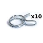10 x  3/8 inch Pipe Clamps - stainless steel