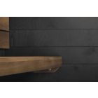Tylo Taika Black Sauna Wood Panelling - 12 x 196 x 3050mm STS (Pack of 1)