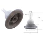 Pentair 5" Cyclone Jet, Directional, Emerald Cut, Grey