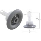 Pentair 3.5" Cyclone Luxury Jet, Adj Swirl, (no scallops), Grey
