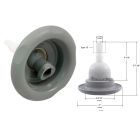 Pentair 5" Cyclone Jet, Adj Swirl, Emerald Cut, Grey