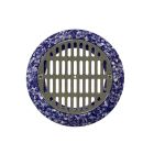 Certikin Flat Main Drain Grille c/w Flange Dasket & Screws- Stainless Steel - Riverstone
