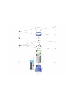Astral Pool Cylindrical Double Cartridge Filter Spare Parts