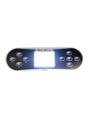 Balboa TP800 Overlay, 9 Button 2 Pump With Aux