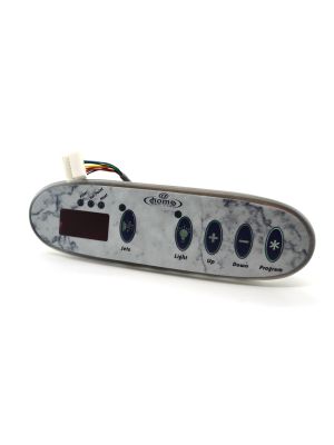 DIMENSION ONE SPAS® @Home Upper Control Panel - 5 button