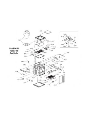 Certikin Spare Parts 185/265/405 Gas Heater