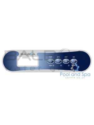 Balboa TP400 Overlay, 4 Button 1 Pump And Aux