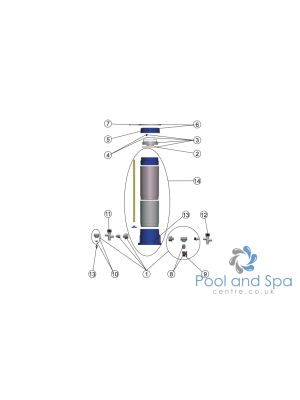 Astral Pool Chlorine And Bromine Feeders (Off-Line) Spare Parts