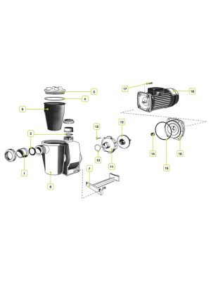Waterco Spare Parts for Hydrostorm Pump