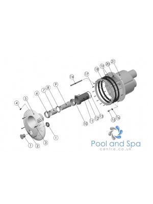 Certikin Spare Parts For Counter Current Unit For Panel Pools