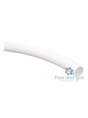 HydroAir Flexible hose, white PVC, 32 mm OD, per metre