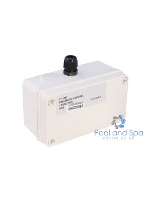 HydroAir Pneumatic control box, 1 function, white ABS box
