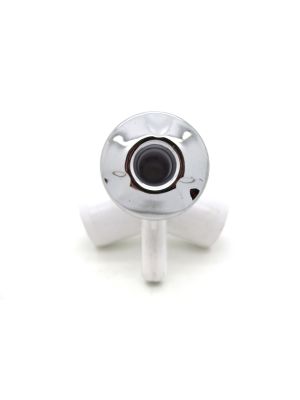 HydroAir Micro V-jet front, 3 scallop chrome with Stalk
