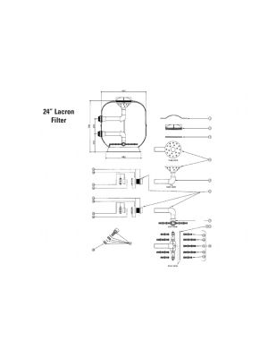 Lacron Spare Parts for 24 inch Filter