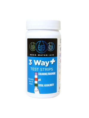 RWA 3-Way Plus Test Strips (Free Chlorine, Bromine, pH & Total Alkalinity)