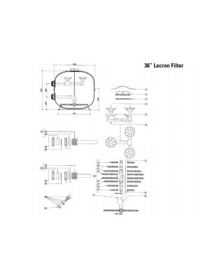 Lacron Spare Parts for 36 inch filter