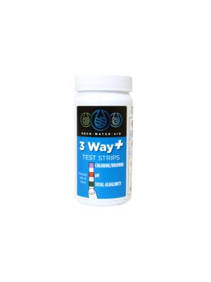 50 pack 3 Way Plus RWA Hot Tub Chlorine Bromine pH Alk Spa Test Strips 
