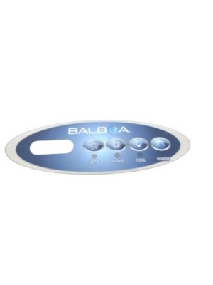 Balboa VL200 Overlay, 4 button 1p