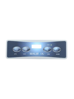 Balboa VL401 Overlay, 4 button 1p