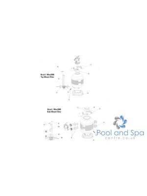 Certikin Spare Parts for Brasil Filters - Side Mount