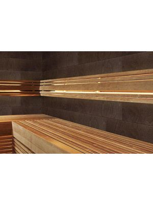 Tylo Taika Brown Sauna Wood Panelling - 12 x 196 x 3050mm STS (Pack of 1)