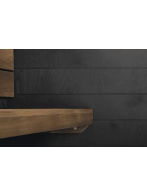 Tylo Taika Black Sauna Wood Panelling - 12 x 196 x 3050mm STS (Pack of 1)