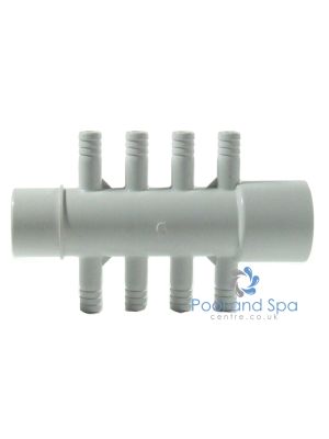 Waterway 1"male/female inlets with 8  x 3/8"Barb outlets