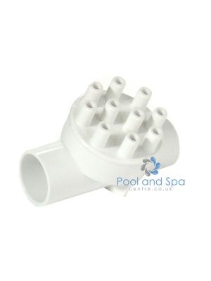 Waterway 2 x 1"female inlets with10 x 3/8" Barb outlets