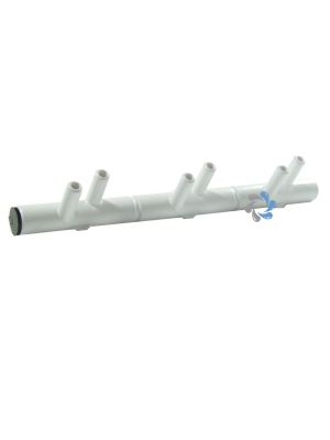 Waterway 2 x 3/4"male inlets with 6 x 3/8" smooth barb outlets