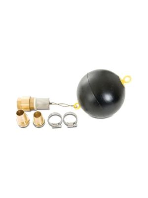 Suction filter with float and coarse filter brass 1" female thread stainless steel