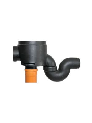 Profec Round Filter Inside Tank with Sifon Skimmer Chamber & inlet Claming Pot S/S - 250mm DN100