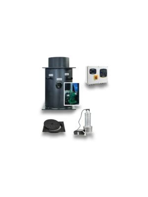 DAB Assembled pump sump PE 5,13A 230VAC black type PE814 Complete