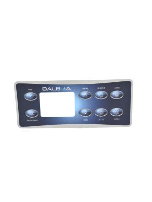 Balboa VL801D Overlay, 8 button 2p & air - Standard