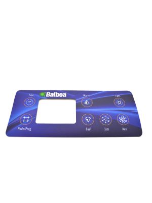 Balboa VL801D Overlay, 7 button 1p & aux