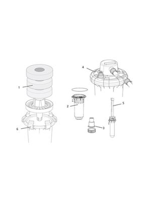 Hozelock Bioforce 1100uvc Filter Spares