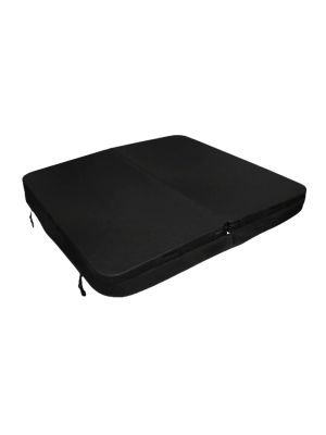 102" x 86.5" Black Fabric Hot Tub Cover