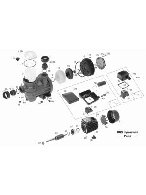 Certikin HGS Hydroswim Pump Spare Parts