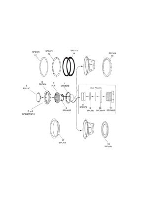 Certikin PU9 Underwater Light - Spare Parts