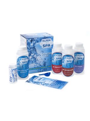 Kleen Spa Hot Tub Complete Starter Kit Chlorine Granules Essential Spa Treatment