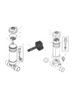 Clearwater Inline Chlorine/Bromine Feeder - Spare Parts