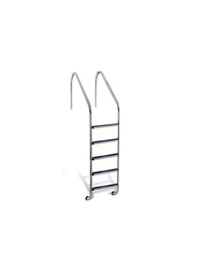 Swimmer Level Deck Ladder with Stainless Steel (Grade 316) Rails and Tread - 1.7"/43mm