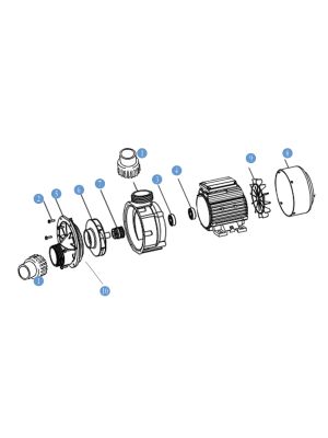 LX DH1.0 Pump exploded parts