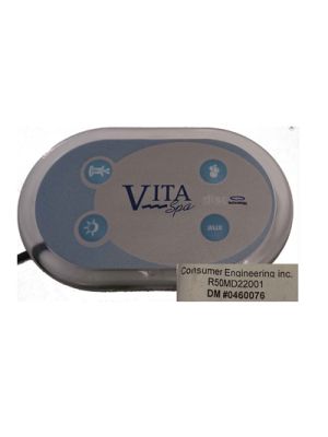 Vita Spas Remote 4 Button Panel