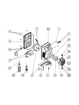 Astral Pool Exactus pH/RX Pump - Spare Parts